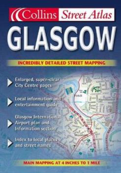 Paperback Collins Glasgow Colour Street Atlas Book