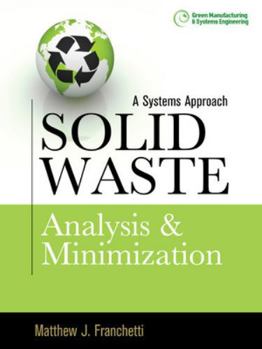 Hardcover Solid Waste Analysis and Minimization: A Systems Approach Book