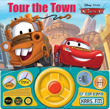 Board book Disney Pixar Cars: Tour the Town Sound Book [With Battery] Book