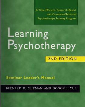 Paperback Learning Psychotherapy Seminar Leader's Manual Book