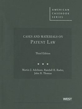 Hardcover Patent Law, Cases and Materials Book