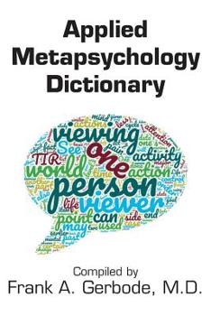 Paperback Applied Metapsychology Dictionary Book