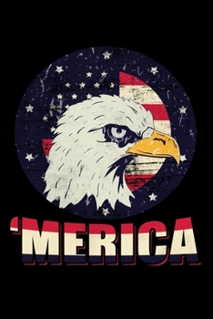 Paperback Merica: A Journal, Notepad, or Diary to write down your thoughts. - 120 Page - 6x9 - College Ruled Journal - Writing Book, Per Book