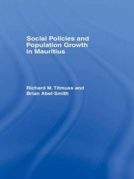 Paperback Social Policies and Population Growth in Mauritius Book