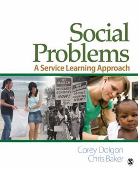 Paperback Social Problems: A Service Learning Approach Book