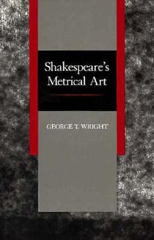 Hardcover Shakespeare's Metrical Art Book