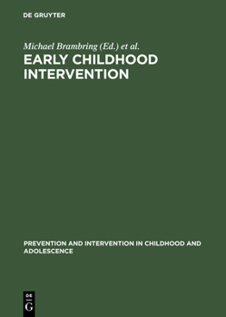Hardcover Early Childhood Intervention Book