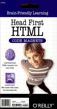 Paperback Head First HTML Code Magnets [With Magnets] Book