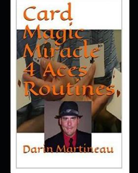 Paperback Card Magic Miracle 4 Aces Routines Book