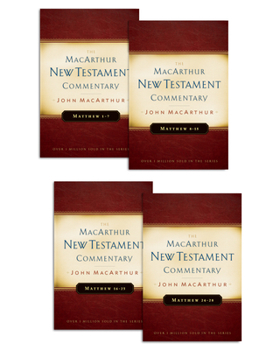 Hardcover Matthew 1-28 MacArthur New Testament Commentary Four Volume Set Book
