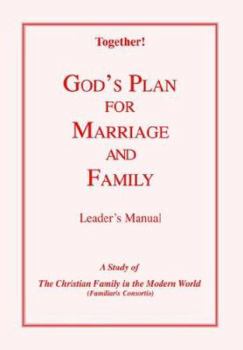 Paperback God's Plan for Marriage and Family - Leader's Manual Book