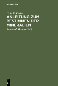 Hardcover Anleitung Zum Bestimmen Der Mineralien [German] Book