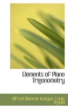 Paperback Elements of Plane Trigonometry Book
