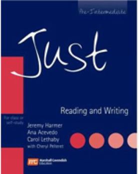 Paperback Just Reading and Writing Pre-Intermediate Book