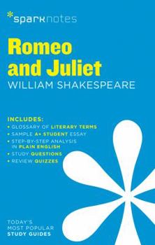 Paperback Romeo and Juliet Sparknotes Literature Guide: Volume 56 Book