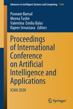 Paperback Proceedings of International Conference on Artificial Intelligence and Applications: Icaia 2020 Book