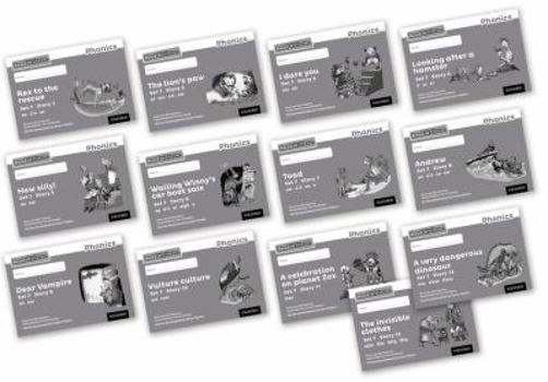 Paperback Read Write Inc. Phonics: Black and White Grey Set 7 Storybooks Mixed Pack of 13 Book