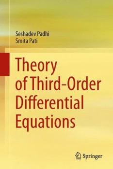 Hardcover Theory of Third-Order Differential Equations Book