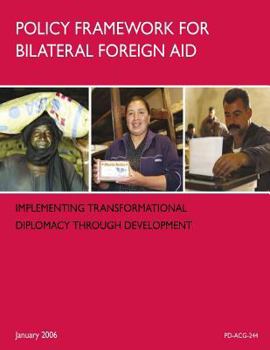 Paperback Policy Framework for Bilateral Foreign Aid Book