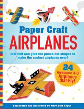 Spiral-bound Paper Craft Airplanes Book