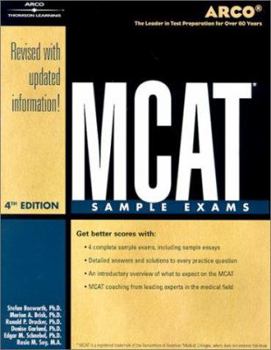 Paperback MCAT Sample Exams 4th Ed Book