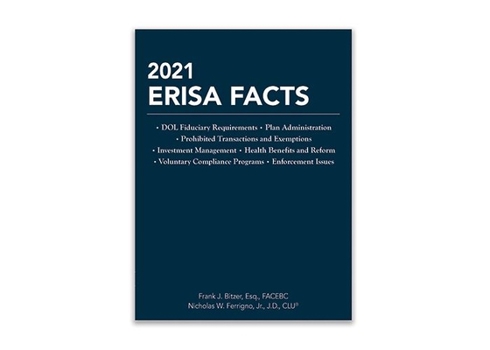 Paperback 2021 ERISA Facts Book