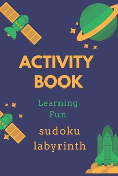 Paperback activity book: A magnificent activity book on space for children - Over 100 activities - Sudoku, Labyrinth ... - From the age of 8. Book