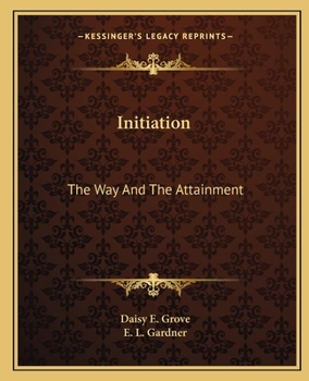 Paperback Initiation: The Way And The Attainment Book