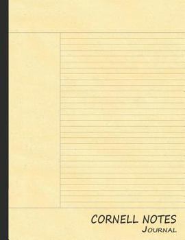 Paperback Cornell Notes Journal: Note Taking Paper for Condensing & Organizing Ideas - Yellow Tissue Book