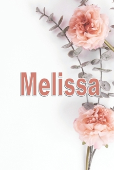 Melissa: Personalized Lined Journal Notebook