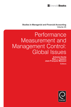 Hardcover Performance Measurement and Management Control: Global Issues Book