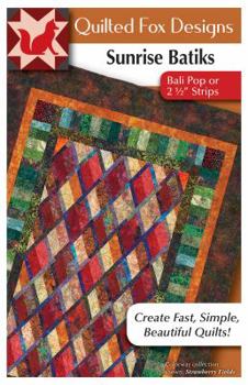 Paperback Sunrise Batiks Quilt Pattern: For Bali Pop Strips Book