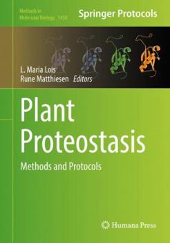 Hardcover Plant Proteostasis: Methods and Protocols Book