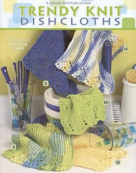 Paperback Trendy Knit Dishcloths Book