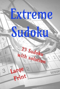 Paperback Extreme Sudoku: Sudoku puzzle fun Book