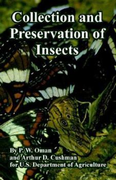 Paperback Collection and Preservation of Insects Book