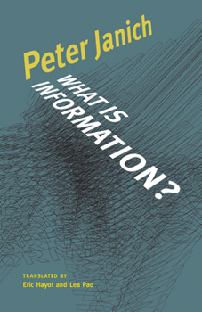 Paperback What Is Information?: Volume 55 Book