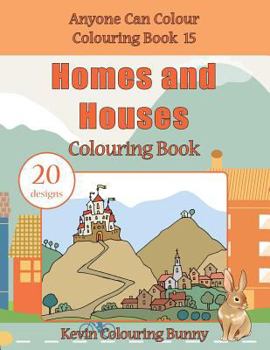 Paperback Homes and Houses Colouring Book: 20 designs Book