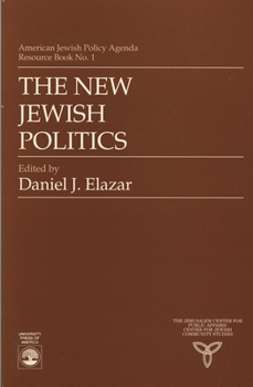 Paperback The New Jewish Politics Book
