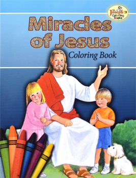 Paperback Miracles of Jesus Coloring Book