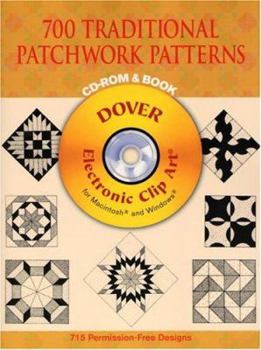Paperback 700 Traditional Patchwork Patterns [With CD-ROM for Macintosh and Windows] Book