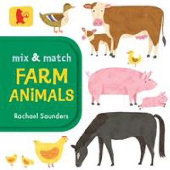 Board book Mix & Match Farm Animals Book