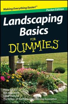 Paperback Landscaping Basics for Dummies Book