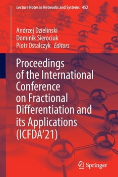 Paperback Proceedings of the International Conference on Fractional Differentiation and Its Applications (Icfda'21) Book