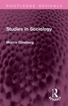 Paperback Studies in Sociology Book