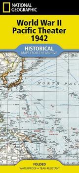 National Geographic WWII Pacific Theater Map (folded from the Archives) (National Geographic Reference Map)