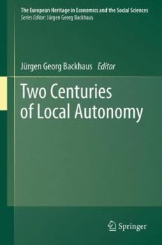 Hardcover Two Centuries of Local Autonomy Book