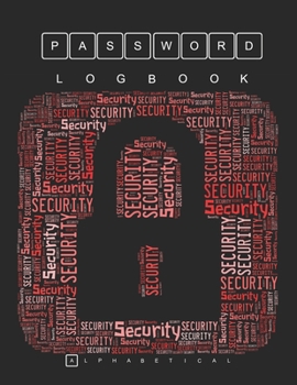 Paperback Password Organizer: Alphabetized Password Manager Notebook With Alphabetical Tabs ( Size 8.5 X 11 ) Security Info Text Design And Arrangem Book