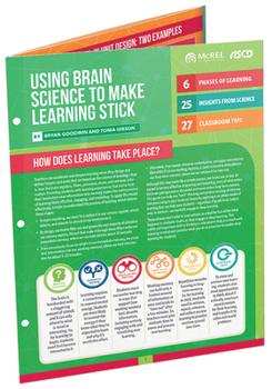 Wall Chart Using Brain Science to Make Learning Stick (Quick Reference Guide) Book