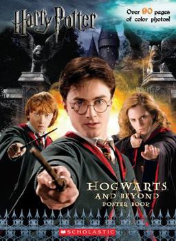Hardcover Harry Potter Hogwarts and Beyond Poster Book